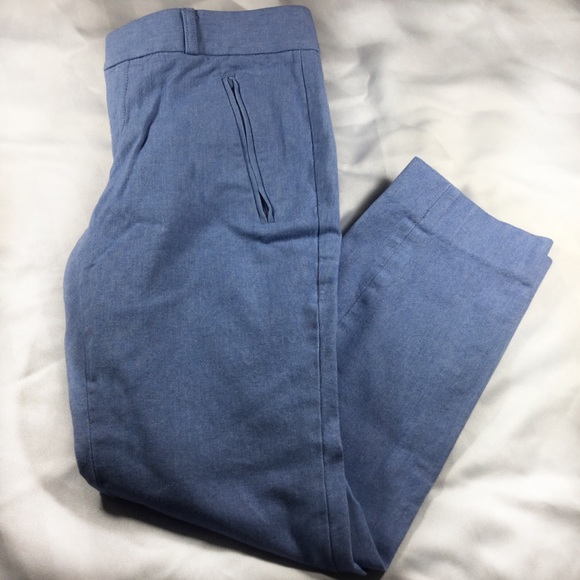 Banana Republic Light Blue Sloan Skinny Fit Pants - Picture 6 of 8